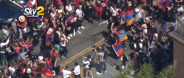 3 Potential Hate Crimes Under Investigation During Contentious Armenian Protest In Brentwood 