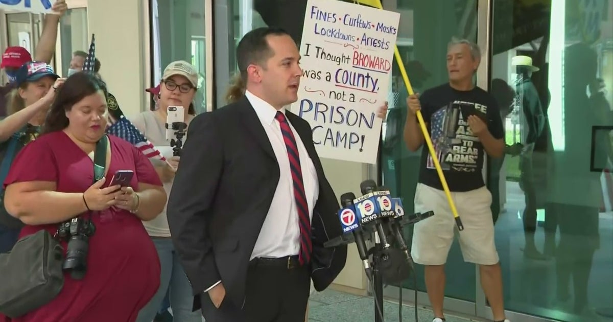 State Rep. Anthony Sabatini To Sue Broward Over Mask Mandate - CBS Miami