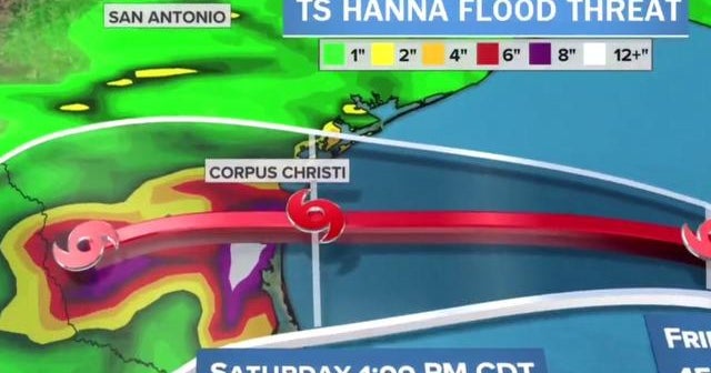 Two tropical storms expected to hit U.S. over the weekend - CBS News