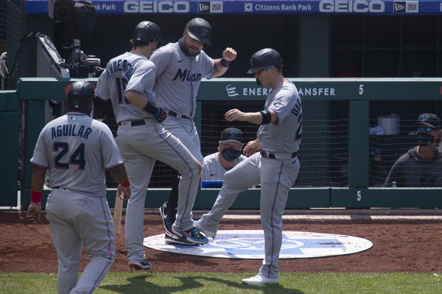 Miami Marlins v Philadelphia Phillies 