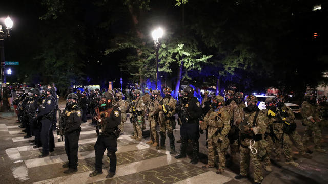 Protest against racial inequality in Portland 