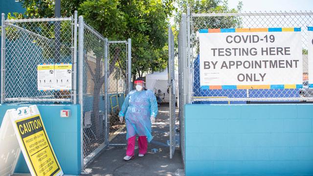 US Surgeon General Jerome M. Adams Visits COVID-19 Testing Site In Miami 