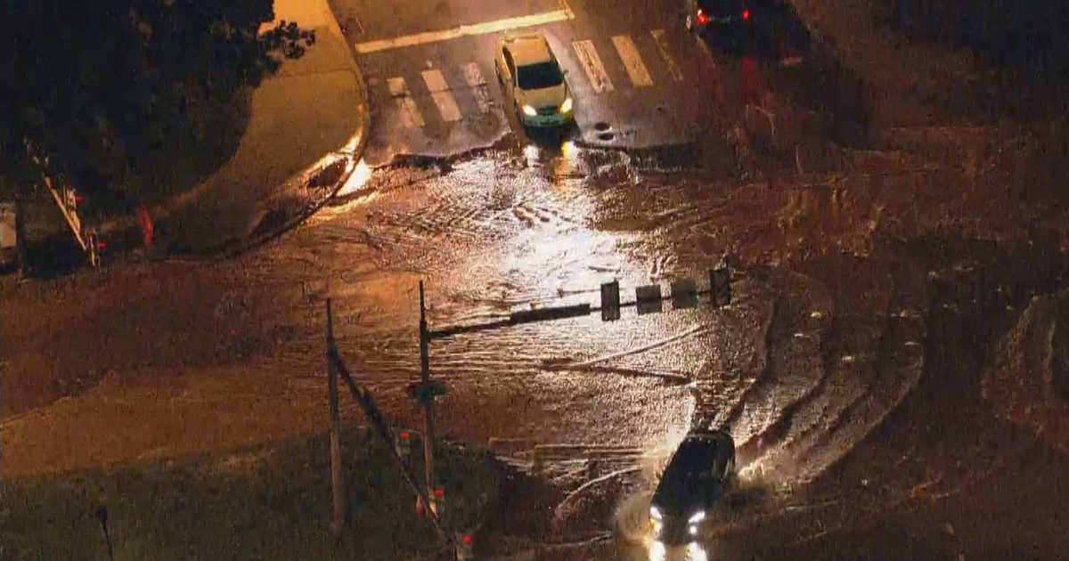 Large Water Main Break Floods, Shuts Down Portion Of Roosevelt ...