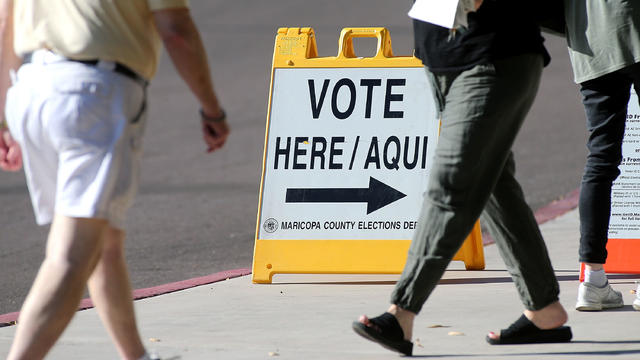 Arizona Voters Casts Their Vote In State's Primary 