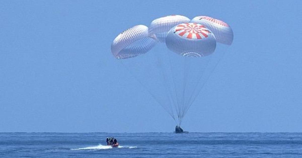 Spacex Crew Dragon Astronauts Splash Down In Gulf Of Mexico After Historic Test Flight Cbs News 8057