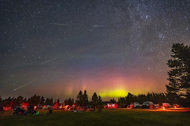 The Perseid meteor shower over the Saskatchewan Summer Star Party 