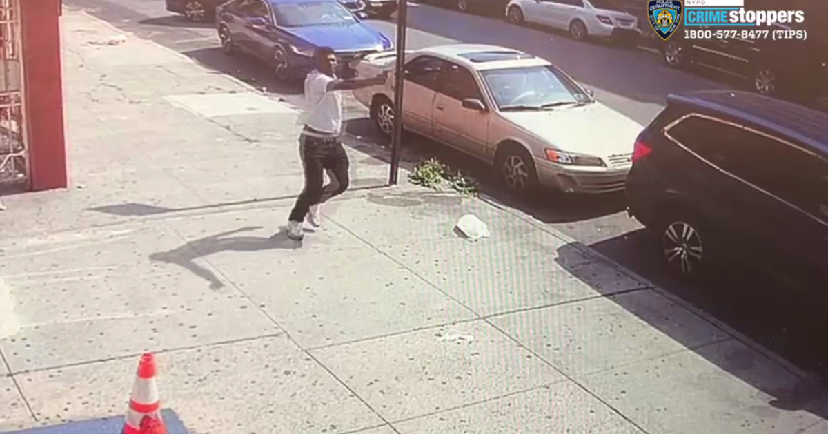 Police: Man Seen On Video Firing Shots On Brooklyn Sidewalk - CBS New York