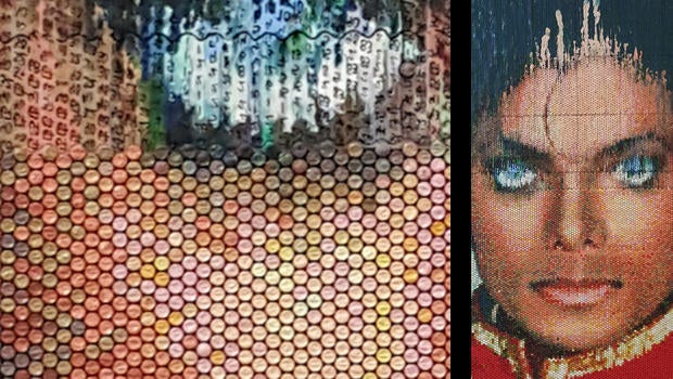 Pop art, by bubble wrap artist Bradley Hart CBS News
