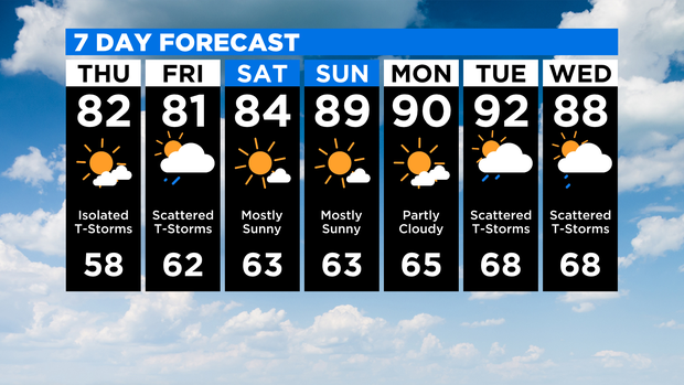 7 Day Forecast 