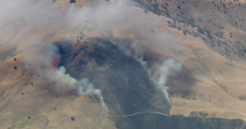 Brush Fire Breaks Out North Of Lebec; Smoke Visible From Santa Clarita