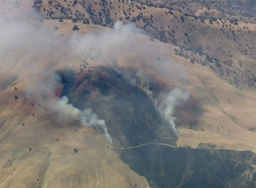 Brush Fire Breaks Out North Of Lebec; Smoke Visible From Santa Clarita