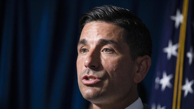 Acting Secretary of Homeland Security Chad Wolf speaks during a press conference on the actions taken by federal agents in Portland, Oregon, on July 21, 2020, in Washington. 