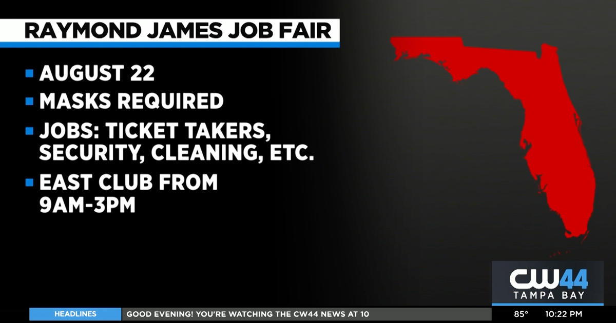 Job Fair Raymond James Stadium Hosting The Event On August 22 CW Tampa