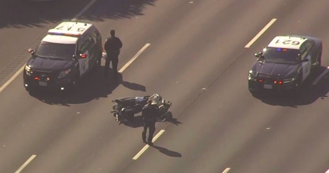 CHP Motorcycle Officer Injured In Multi-Vehicle Crash On Southbound I ...