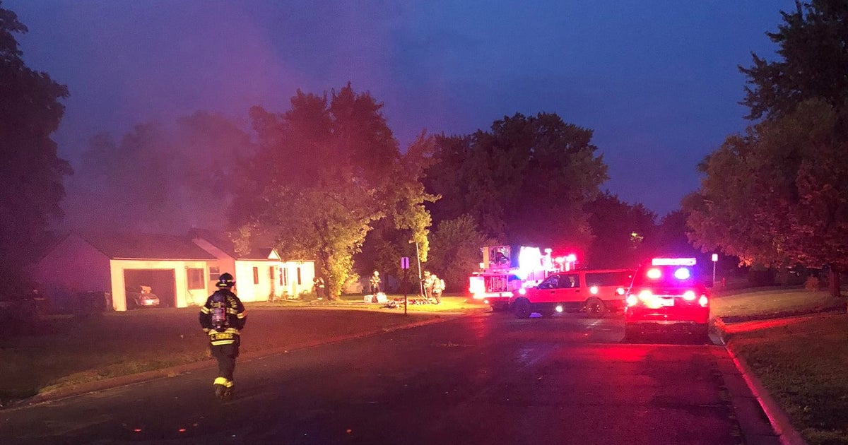 No One Hurt After Firefighters Battle Flames At Bloomington Home CBS