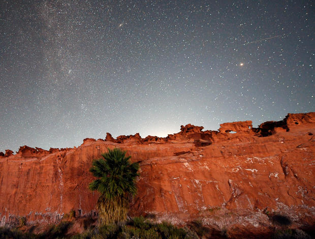 The Annual Perseid Meteor Shower From Gold Butte National Monument 