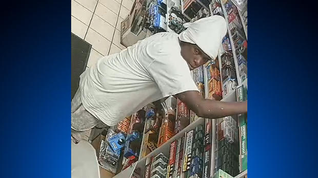 gas station theft suspect 