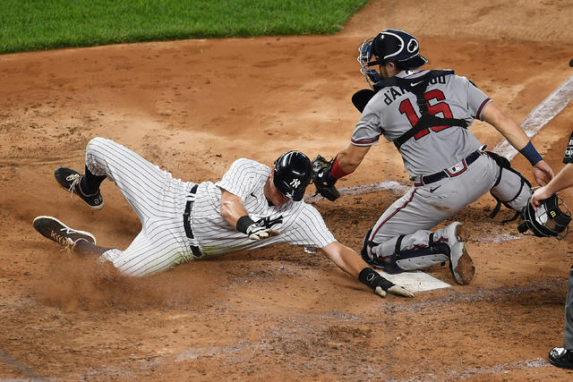 Clint Frazier has big season debut; Yankees beat Braves 6-3