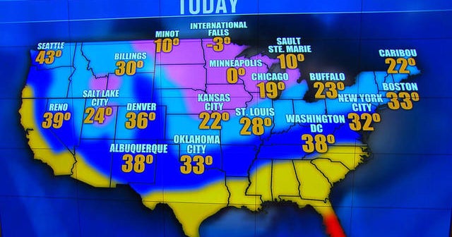 Extreme cold blankets much of the country CBS News