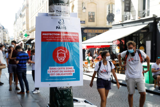 France requires masks inside public places 