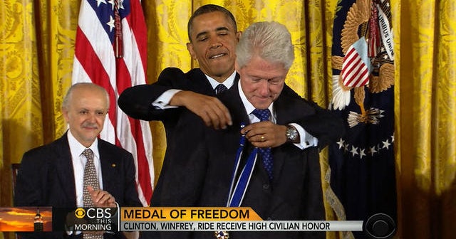 Medal of Freedom recipients honored at White House CBS News