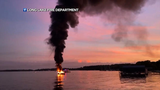 Lake Minnetonka Boat Fire 