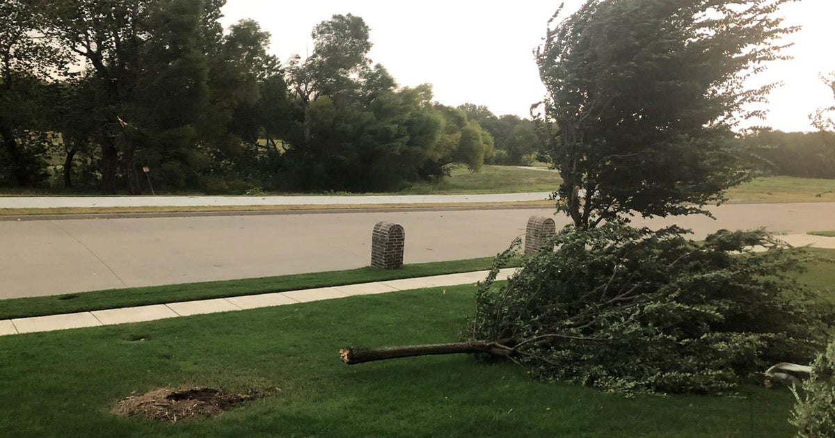 North Texas Hit With Severe Storms, Strong Winds Sunday - CBS Texas