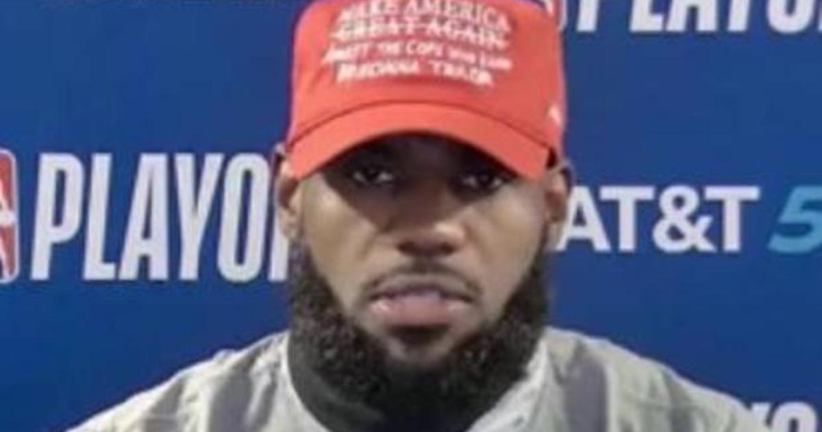 LeBron James, Lakers Don Altered MAGA Hats In Playoff Game To