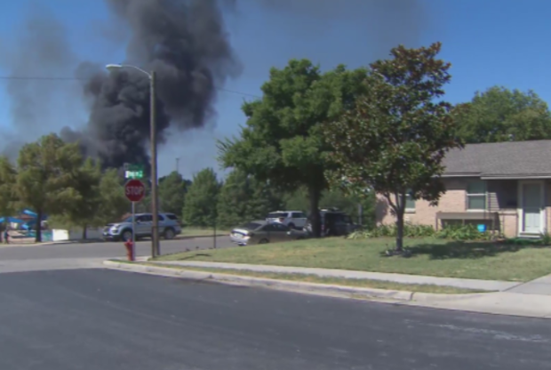 Neighborhood adjacent to Poly-America fire in Grand Prairie 