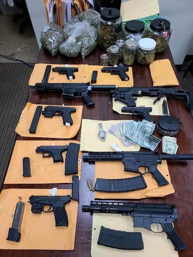 Drugs, money, and firearms seized by OPD 