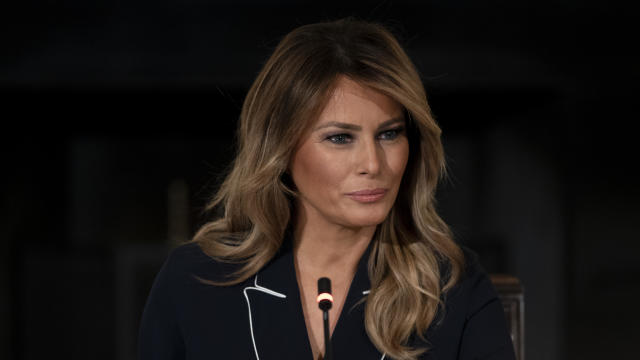 First Lady Melania Trump Attends Briefing For Indian Health System Taskforce 