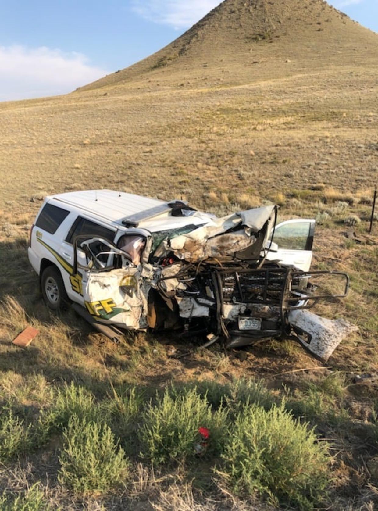 Park County Sheriff's Deputy Severely Injured In Intentional Head-On ...