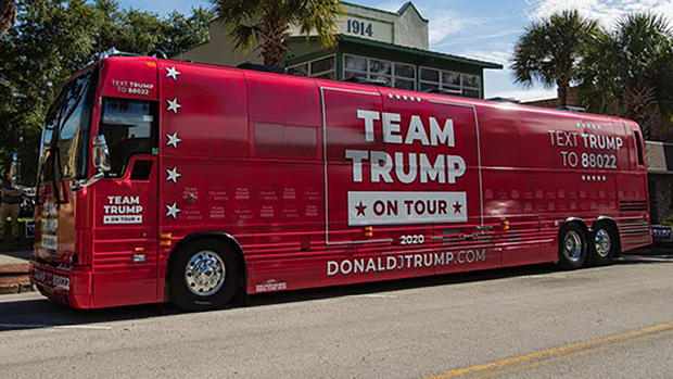 team trump bus 