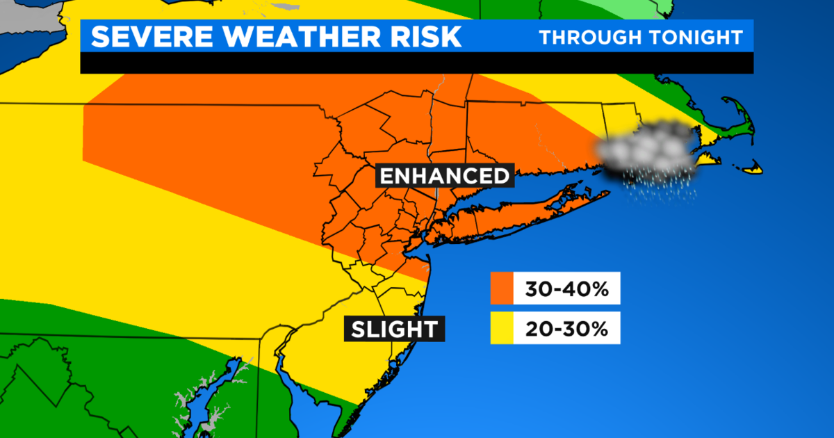 New York Weather Thunderstorms Expected Thursday Afternoon CBS New York