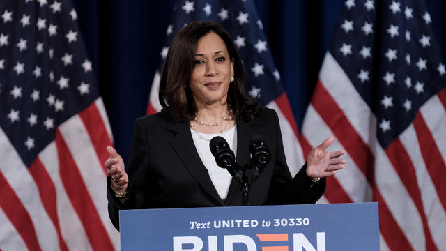 Vice Presidential Candidate Kamala Harris Delivers Remarks In Washington DC 