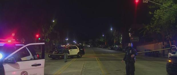 Gunman Opens Fire On Minivan In Hollywood, 2 Wounded 