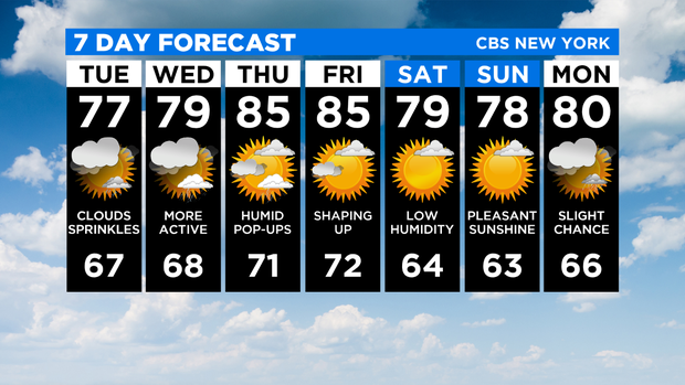 7 Day Forecast Experiment