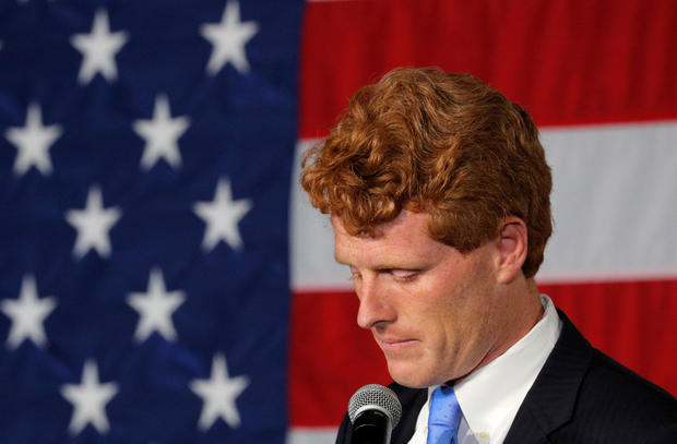 U.S. Representative Joe Kennedy III holds a primary election rally in Watertown 