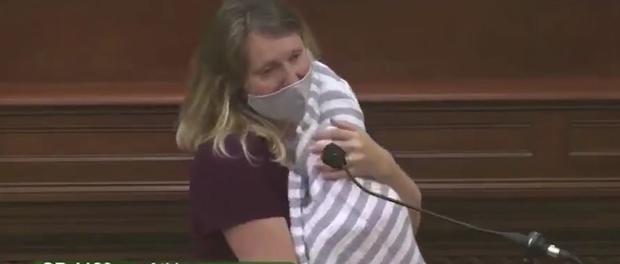 Assemblywoman Buffy Wicks Brings Newborn To Floor After Being Denied Remote Voting 