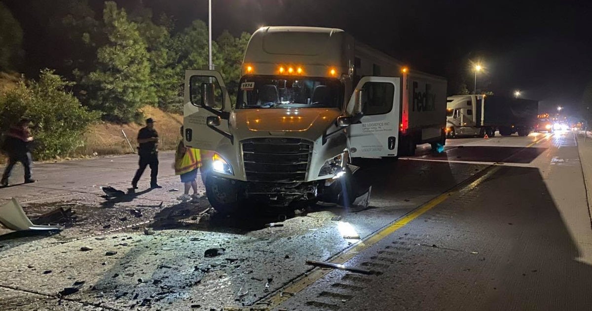 Big Rig, Sedan Involved In Head-On Crash Along I-80 In Sierra - Good ...