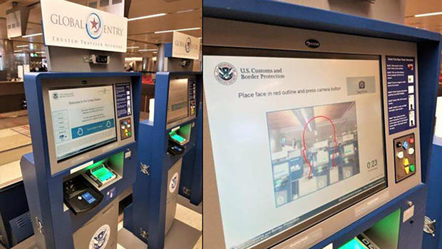 us cbp global entry biometric kiosk 