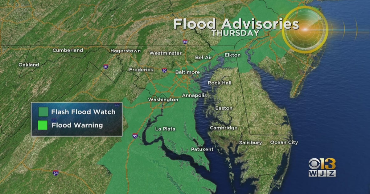 Maryland Weather: Flash Flood Watch For Parts Of State As Rain Moves In ...