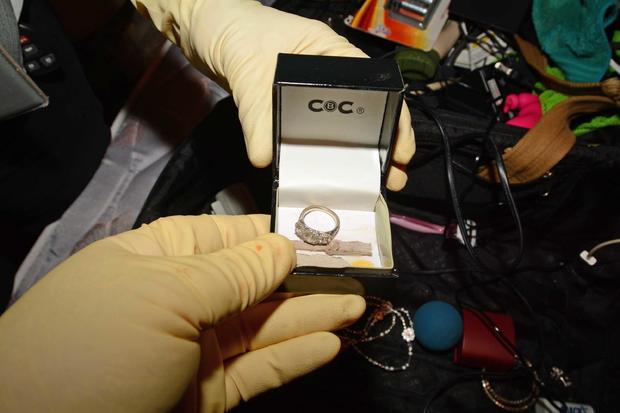 Shanti Cooper's engagement ring 