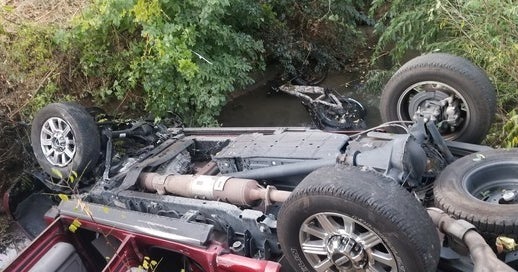 Driver Crashes Stolen Truck After Police Chase Through Louisville