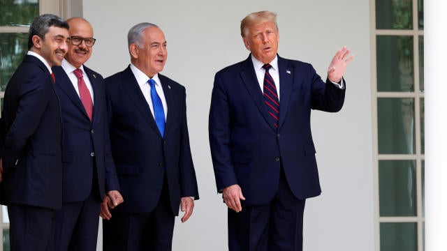 U.S. President Trump hosts leaders for Abraham Accords signing ceremony at the White House in Washington 