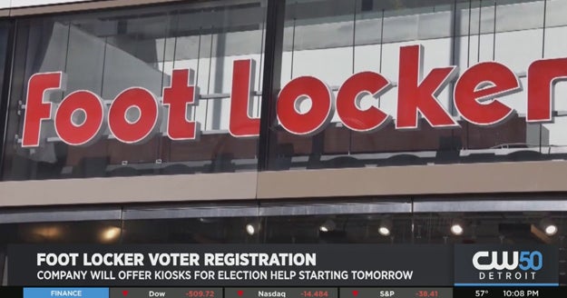 Foot Locker Stores To Become Voter Registration Sites Starting Tuesday ...