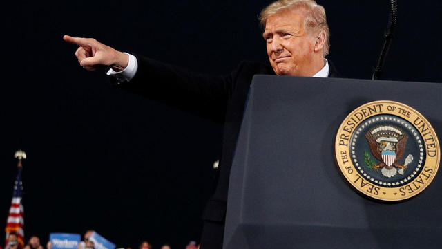 U.S. President Trump campaign rally in Moon Township, Pennsylvania 