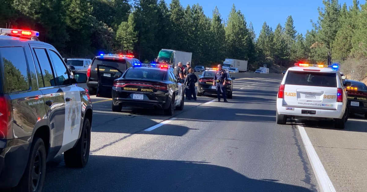 Suspect In Custody After Chase On I-80 Ends In Placer County - CBS ...