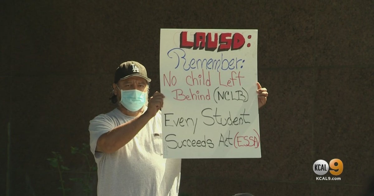 Parents Sue LAUSD Over Distance Learning Plan CBS Los Angeles