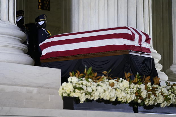 Justice Ruth Bader Ginsburg Lies In Repose At Supreme Court 